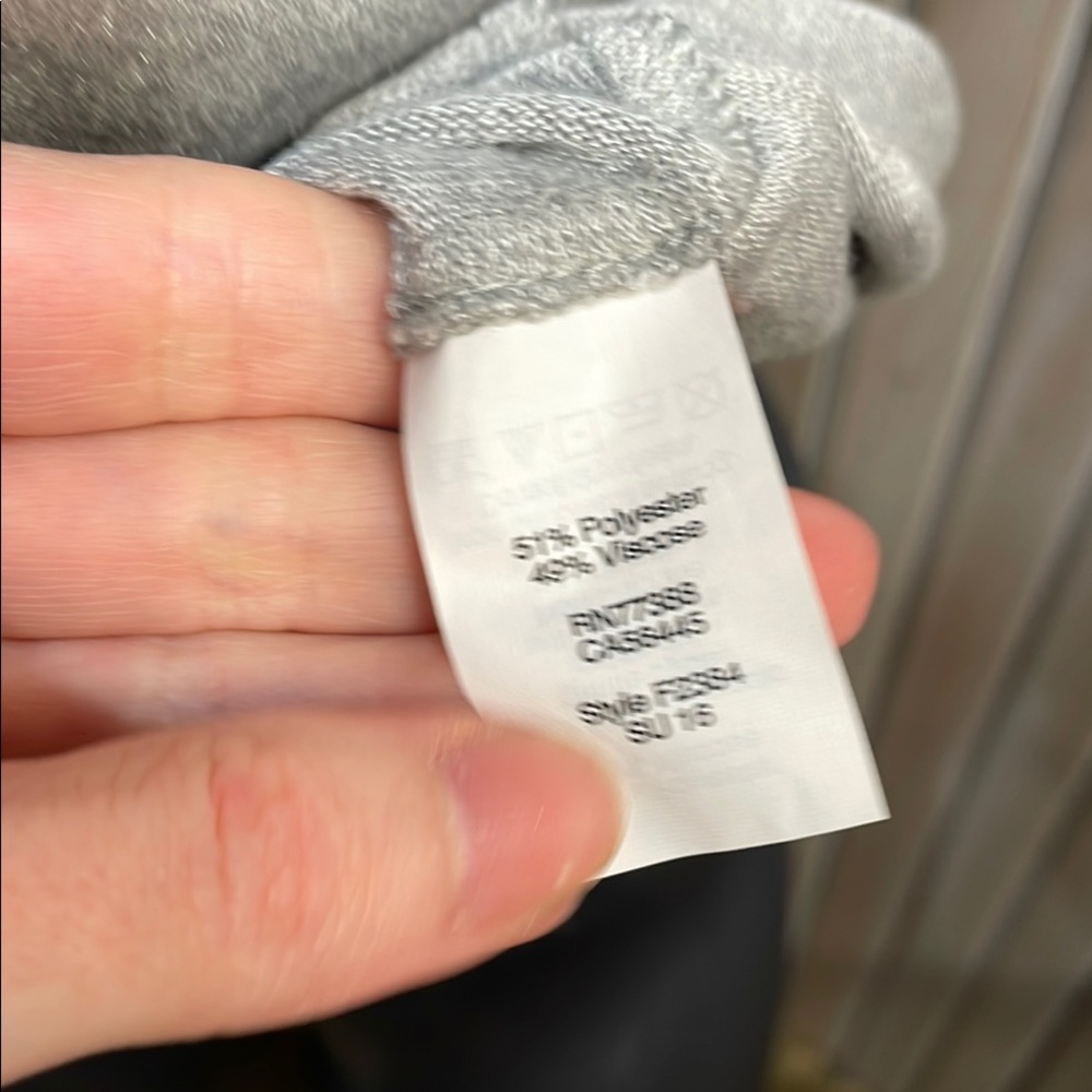 J. Crew Silver Fitted Short Sleeve Tee - Picture 4 of 5